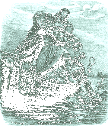 Hagen gets rid of the cursed treasure, returning it to the Rhine.